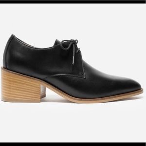 “The Heeled Oxford” from Everlane